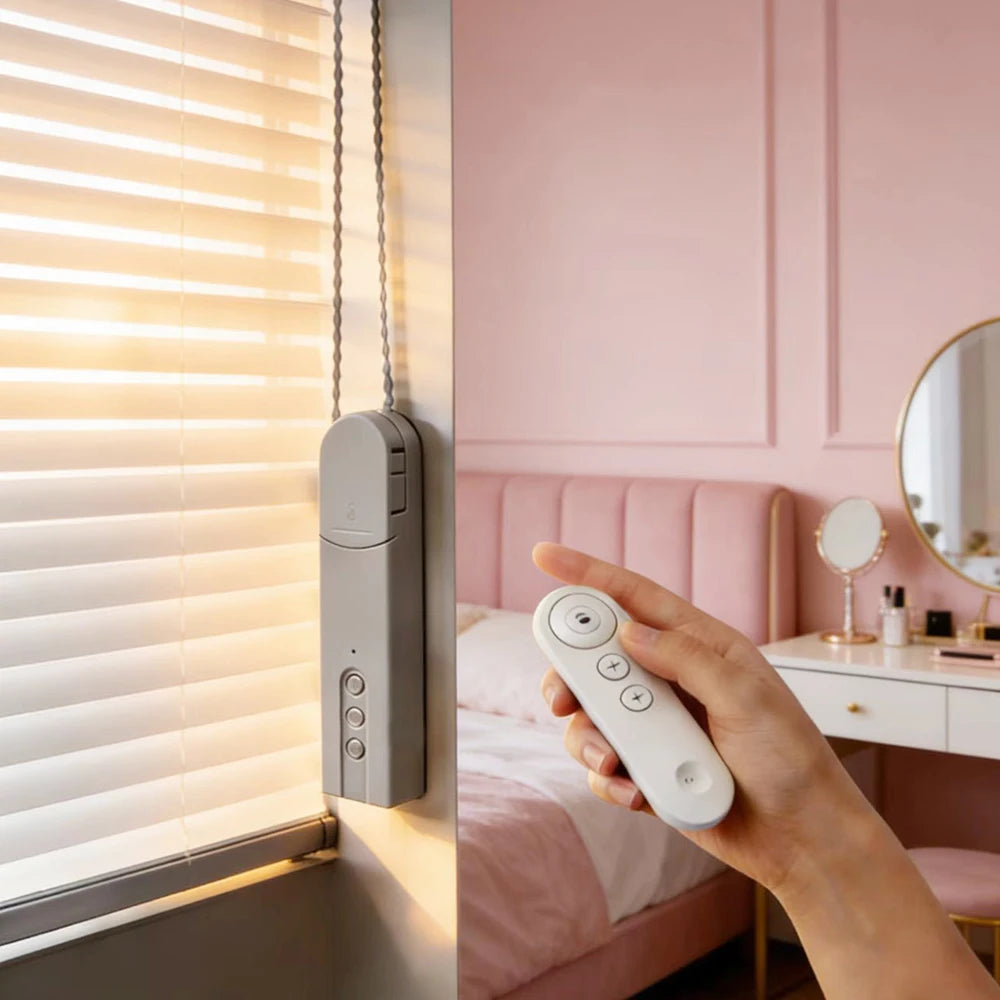 WiFi Smart Blind Motor Zigbee Electric Curtain Drive Shutter with RF Remote Tuya APP Control Alexa Google Assistant Alice