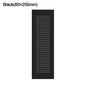 2pcs/set Aluminum Alloy Vents Cover Louver 50/80mm Wide Air Vent Decor Breathable Mesh Rectangle Ventilator Grille Cover