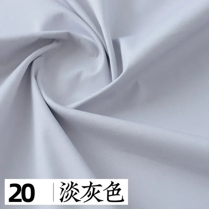 145x50cm Solid Color Pure Cotton Poplin Clothing Fabric DIY Handmade Clothes for Girls, Plain Color Antique Skirt Cotton Cloth