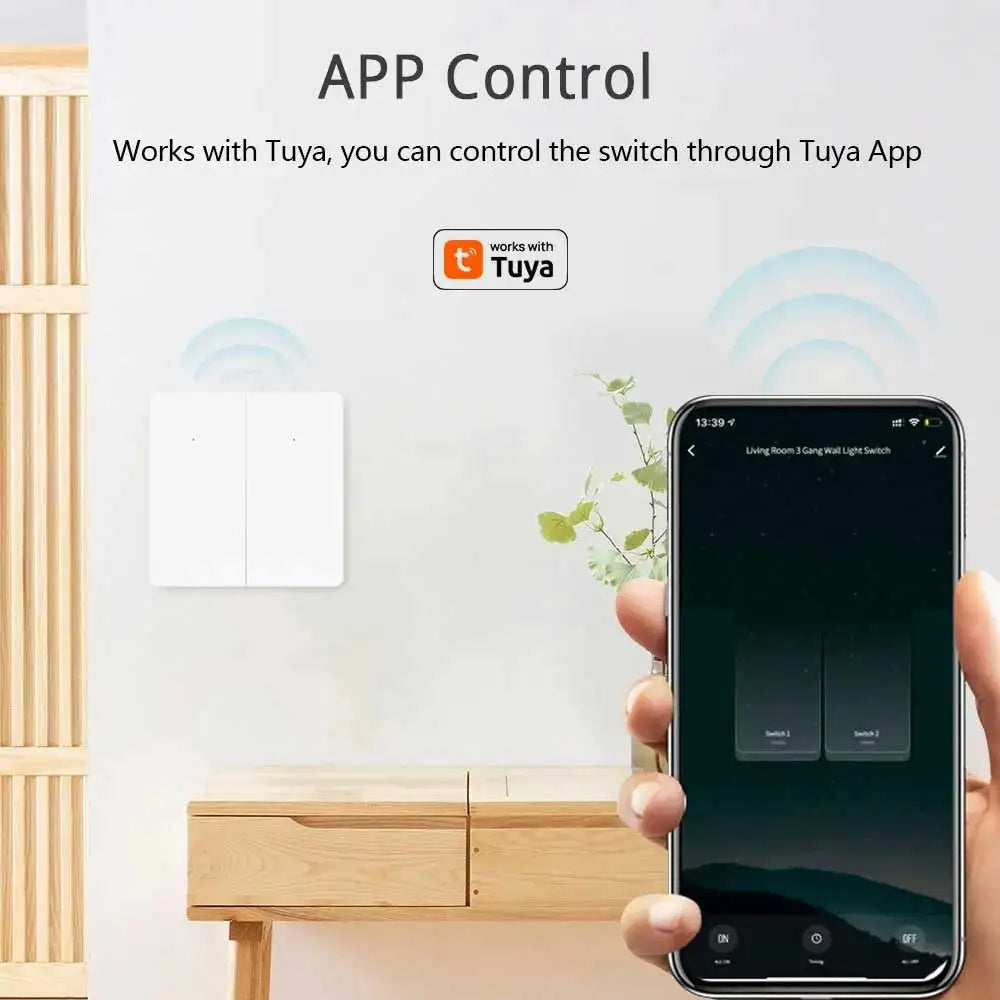 Zemismart Zigbee No Neutral Switch Physical Push Interruptor Smart Wall Switches Work with Tuya Magnetic Latching Relay 220V