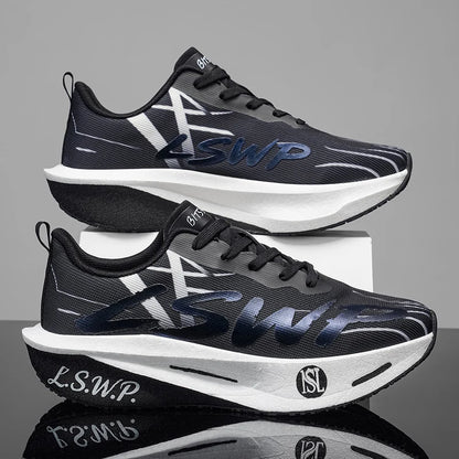 Men's Casual Sneakers, Men's Fashionable and Versatile Casual Sneakers, Lace-Up Closure Suitable for Outdoor Running, Walking, and Everyday Wear, Sporty Style, Comfortable and Snug Fit