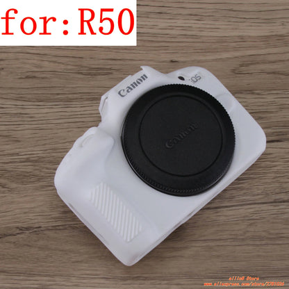 for Canon EOS-R100 Camera Soft Case R50 Silicone shell protective cover Prevent scratching the camera bag One shoulder neck bag