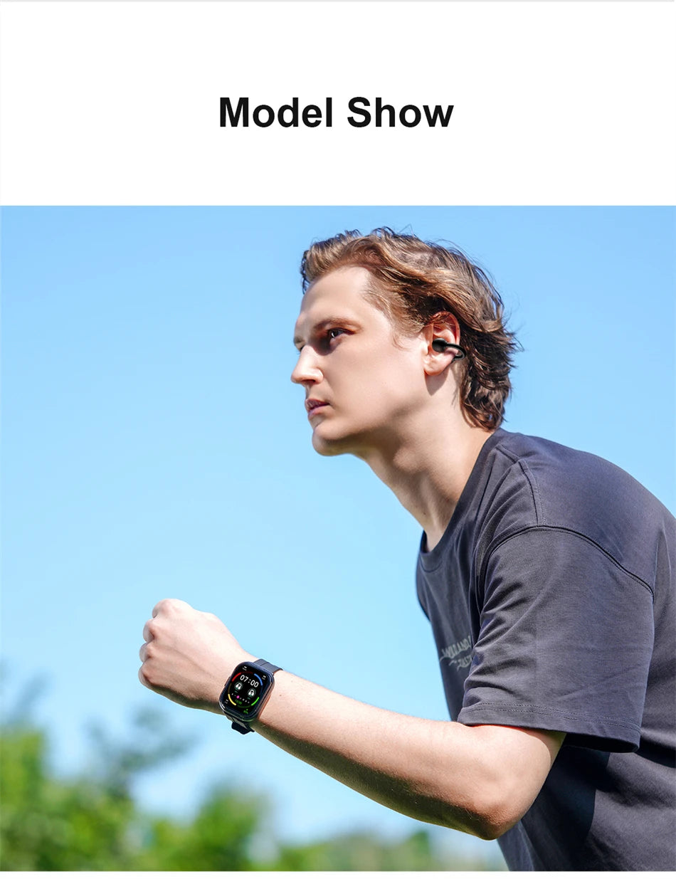 LIGE Bluetooth Headphones with clip-on design 2 In 1 Smartwatch with Earphones Heart Rate Sport Fitness Headset Smart Watch 2026