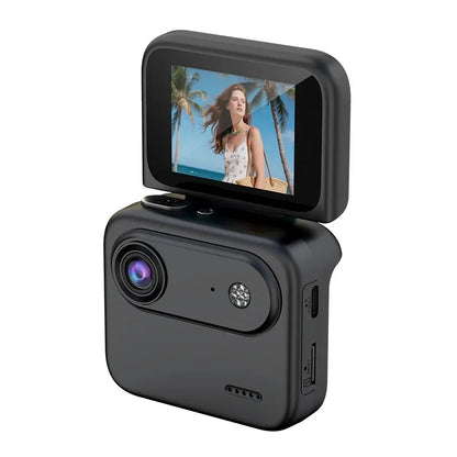 Y360 Action Camera With Flip Screen 4K Ultra HD Recording VLOG-Ready Image Stabilization Wide-Angle Lens Cycling Camera