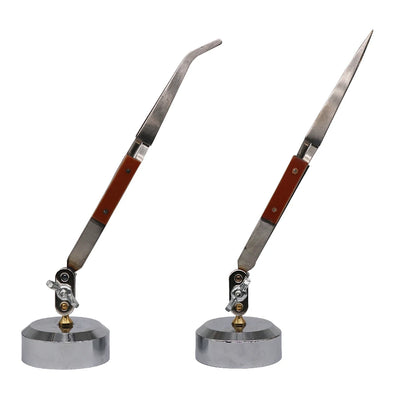 Yasumai CrossLock Tweezers with 360 Degree Rotating Base Soldering Auxiliary Clamp DIY Jewelry Making Tools