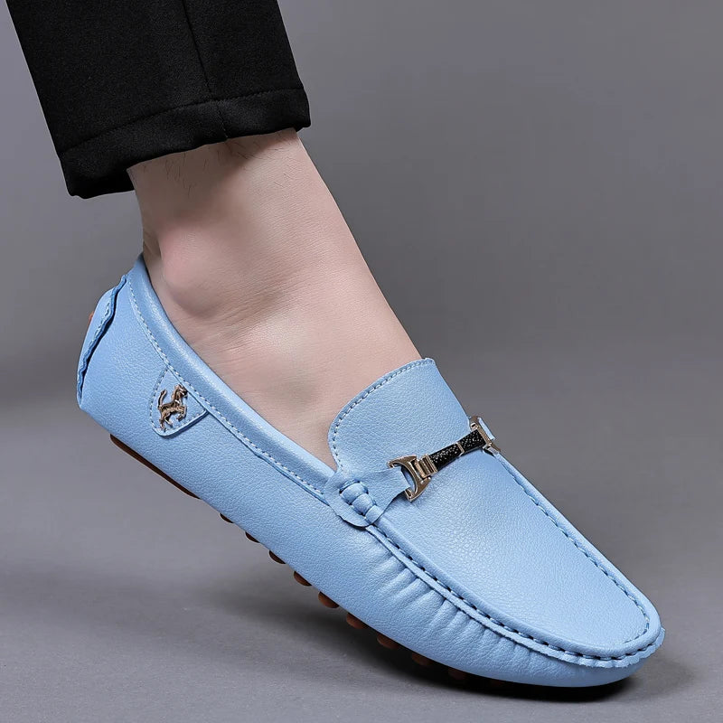MAEDEF Men Loafers Shoes Formal Dress Shoes Business Casual Shoes for Men Wedding Party Office Shoes Soft PU Leather Loafers Men