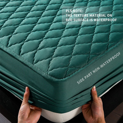 A Soft, Luxurious, High-Quality Mattress Cover  That Is Breathable and Cool, Liquid/Stain Resistant. a Mother's Day Family Gift. Machine Washable. Features Tight Elastic Edging, Pet-Friendly,