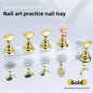 5pcs Nail Holder False Nail Tip Practice Stand Crystal Base Magnetic Holder Nail Art Display For Art Salon DIY & Practice Tools