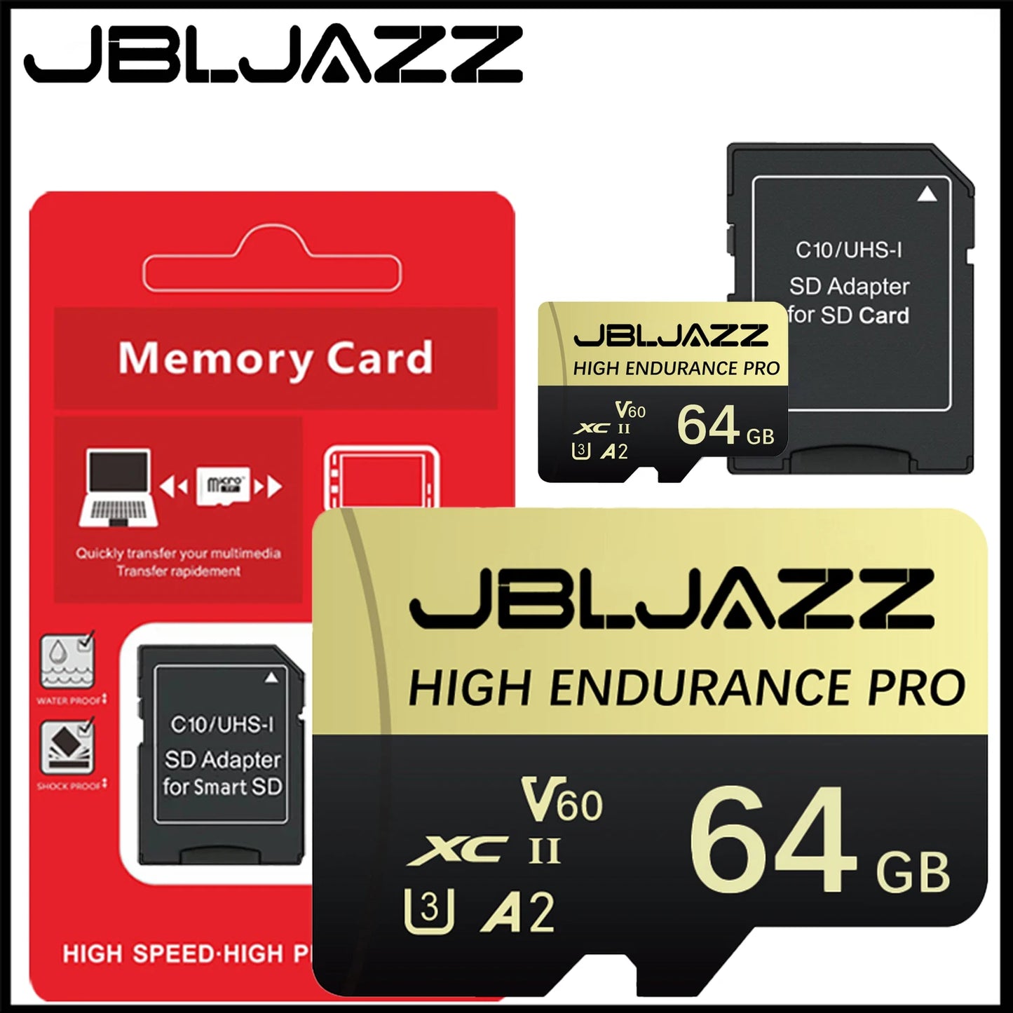 128GB 256GB Memory Card Class10 A2 U3 High ENDURANCE Micro TF/SD Card for DJI Drone  GoPro Camera U3 V60 4K Full HD MINI SD Card