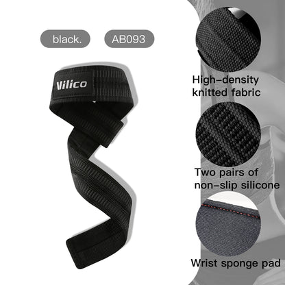 Power Lifting Straps WeightLifting Gym Gloves Deadlift Wrist Straps Hand Palm Assist Gear For Pull Up Bar Barbell Dumbbell Train