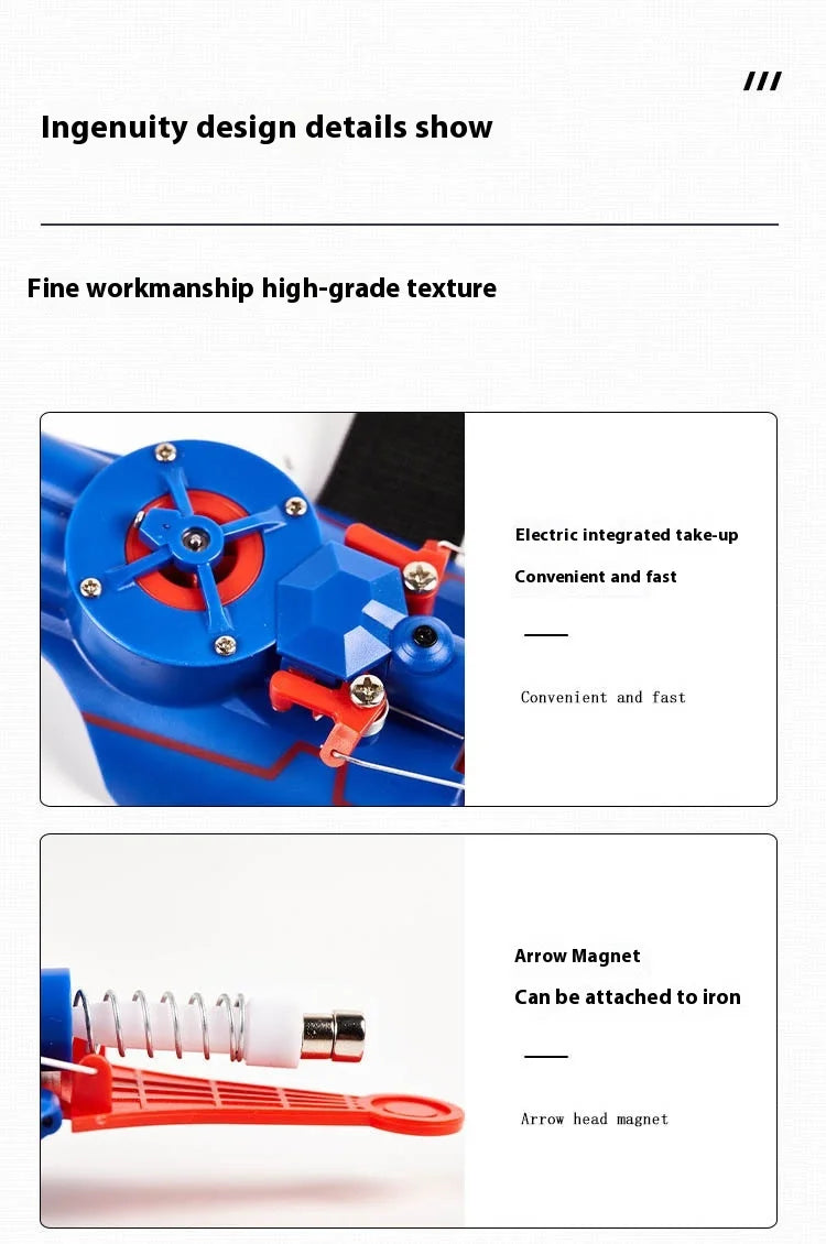 Ml Legends Spiderman Web Shooters Toys Spider Man Wrist Launcher Cosplay Peter Parker Accessories Props Gloves Children Gift Toy