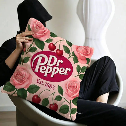 classic beverage brand Dr Pepper Pillow Anime Pillow Sofa Bed Head Pillow Cover Cushion Cover 45x45 cm Fashion