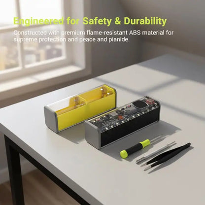 PD45W Super Fast Charging DIY Power Bank Case Weld-Free 8-Cell 18650 Battery Storage Box Daul USB Type C Output