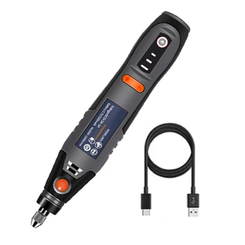35W Rechargeable Electric Drill 3 Speed Engraving Pen USB Cordless Rotary Tool For Jewelry Metal Dremel Tools 8500r-21000r/min