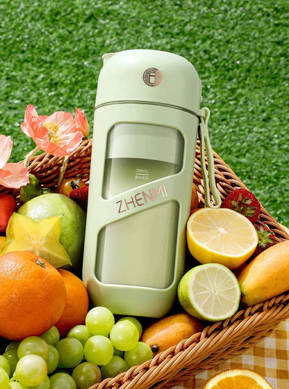 ZHENMI Portable Vacuum Juicer Crushed Ice Mixer Electric Mini Blender Fruit Vegetables Quick Juicing Kitchen Food Processor