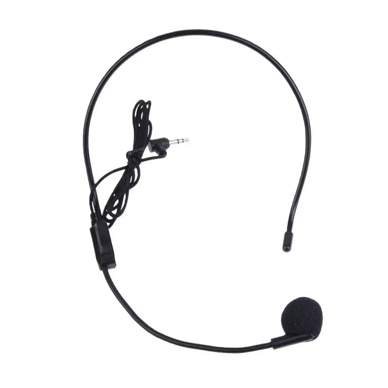 1Pc Wired 3.5mm Plug Guide Lecture Speech Headset Mic Portable Head-mounted Headset Microphone For Teaching Meeting