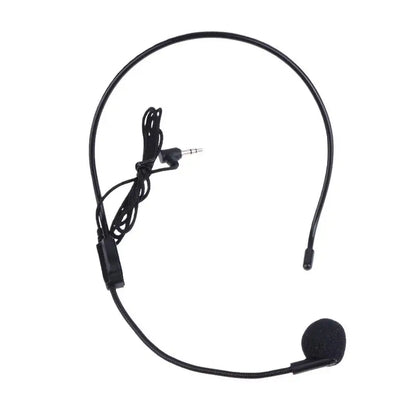 1Pc Wired 3.5mm Plug Guide Lecture Speech Headset Mic Portable Head-mounted Headset Microphone For Teaching Meeting