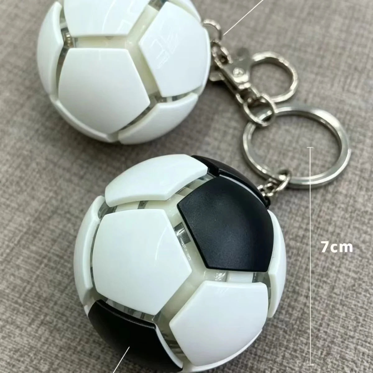 2026 New Football Pressable Keychain Bag Pendant Toy for Relieving Stress and Anxiety Finger-pressing Puzzle and Entertainment B