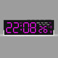 LED Digital Alarm Clock Temperature Week 2 Alarms Ambient Light Brightness Adjustment Bedside Electronic Table Clock USB Powered