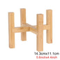 Floor-Standing Bonsai Display Stand Wood Flowerpot Holder Flower Pot Base Indoor Outdoor Home Decoration Tray Garden Supplies