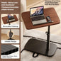 Foldable Adjustable Laptop Bedside Table Multifunctional Lift Workstation Small Space Computer Desk for Home Office Tea& Reading