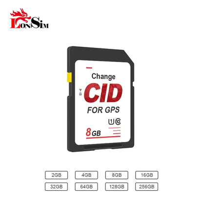 Change cid16GB memory card 4GB memory card 8GB 16GB high speed CID navigation GPS map