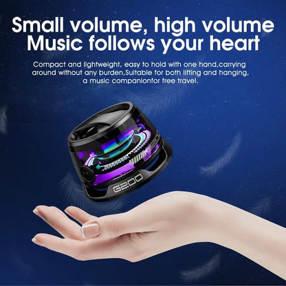 Magnetic Mini Smart light Audio Bluetooth Speaker, G200 5W  Speakers Wireless with Bluetooth 5.3, RGB Light, Game Mode, 7H Playt