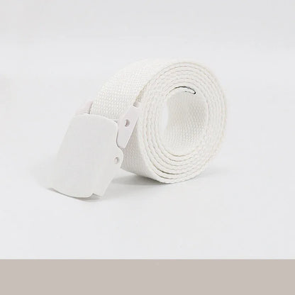 Colorful Canvas Tactical Belt Unisex Fashion Casual Luxury Trend Jeans Accessories Youth Nylon Girdle Cute Kids Hunting Belt