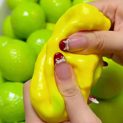 Color-Changing Lemon Squishy Fidget Toys Lemon No rebound Stress Ball Squeeze Toy ASMR Sensory Stress Relief Toy for Adults ﻿