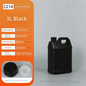1/2/3/4/5/6/10L Plastic Airtight Bottle with Lid Food Grade HDPE Bucket Sealed Large-Capacity Oil Jerrican Gel Shampoo