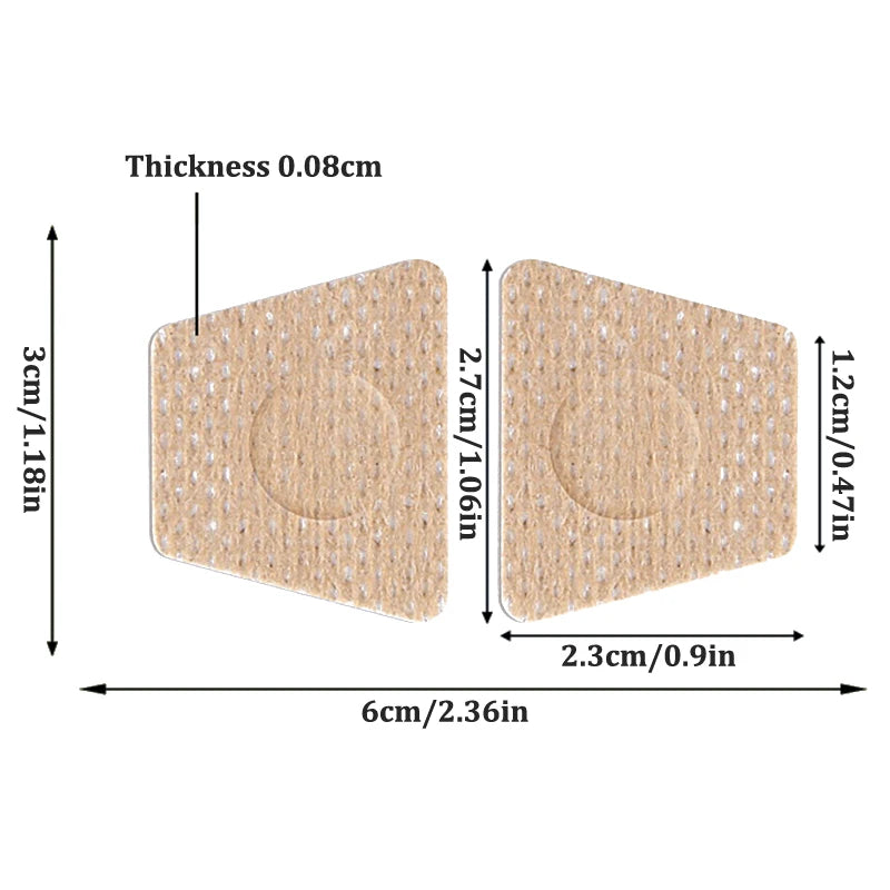 2/6/12Pc Ingrown Toenail Toe Correction Stickers Nail Art Foot Patches Feet Care Paronychia Treatment Recover Pedicure Foot Tool