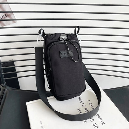 Multifunctional Outdoor Travel Water Bottle Cup Bag Lightweight Sports Crossbody Bag Cycling Backpack Single Shoulder Phone Bag