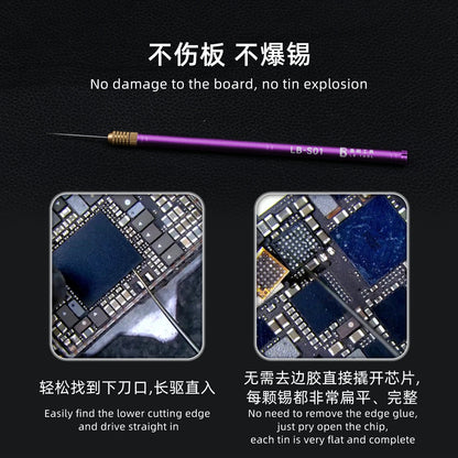 LB TOOL LB-S01 Ultra Light Handle for BGA Chip Removal No Welding Explosion No Board Damage Phone Needle Lifter Repair Hand Tool