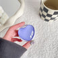 Korean Y2K Pink Glass Love Heart Magnetic Holder Phone Grip Tok Detachable Bracket for Magsafe Universal Smart Tok for IPhone