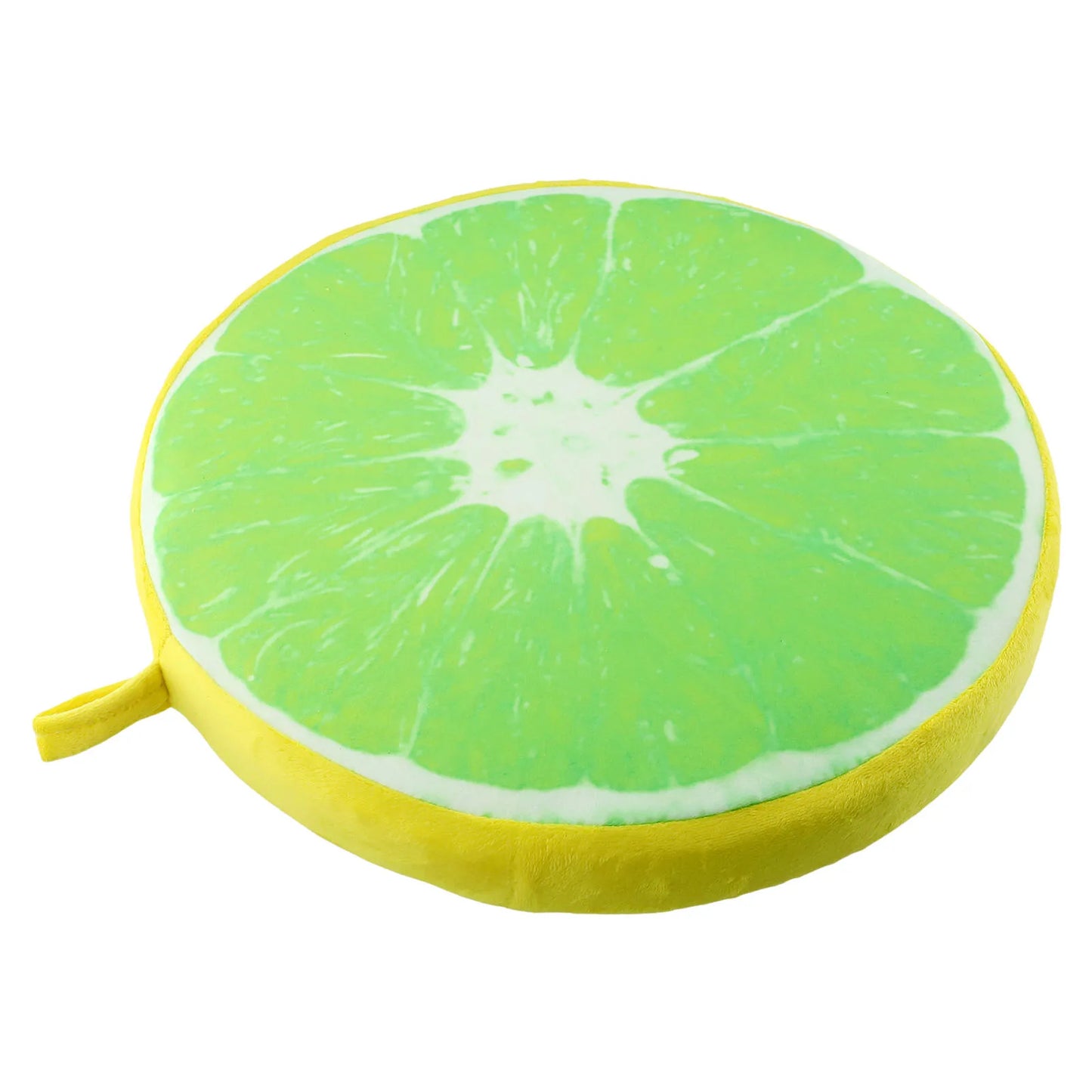Cartoon Fruits Print Round Bar Chair Cushion Cover Anti-Slip Seat Cushion Slipcover Soft Stool Cushion Covers For Living Dining