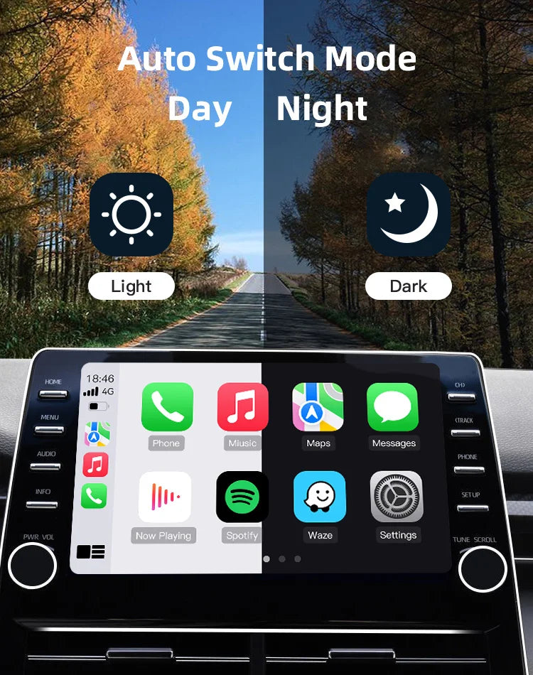 TIMEKNOW Wireless CarPlay Adapter for Apple iPhone Wired to Wireless Carplay Dongle Plug And Play USB Connection Auto Car Dongle