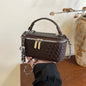 Retro Women Crossbody Bag Woven Pattern Soft PU Leather Handbag Multi Function Adjustable Chain Strap Shoulder Bag for Commute