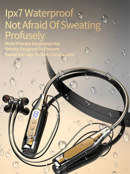 Wireless Headphones Neckband Bluetooth Earphone With Microphone  Long Battery Auriculares High Quality Headset Sport For TF Card