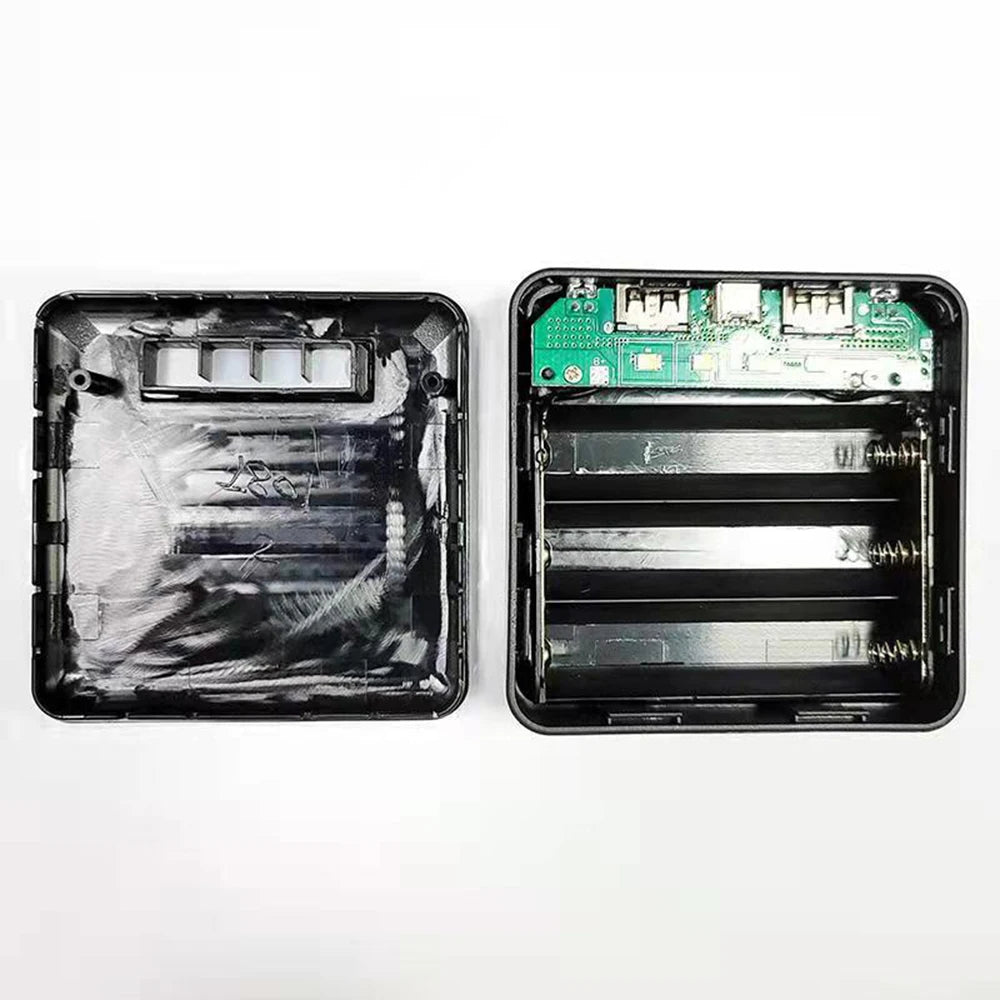 3*18650 Battery Holder Type-C Power Bank Battery Box Mobile Phone Charger DIY Shell Case Charging Storage Case For SmartPhones