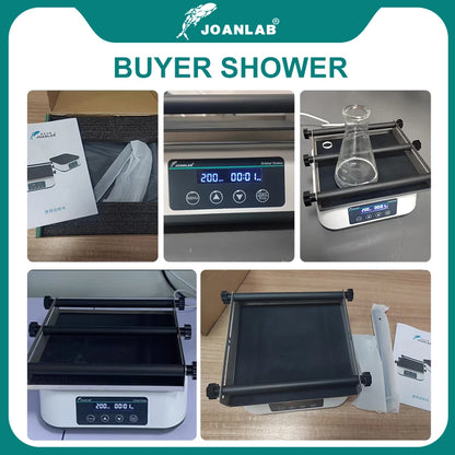 JOANLAB 110/220V Orbital Shaker Digital Display Linear Shaker Laboratory SK-20Pro