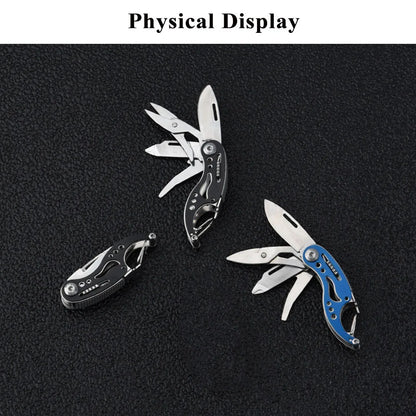 3Cr13Mov Mini Folding Knife EDC Multitool Outdoor Survival Gadgets Cute Camping Keychain Swiss Pocket Knife Jackknife Box Cutter