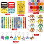 Birthday Party Favor Supplies Pik chu Braclet Keychain Stamp Mask Set for Birthday Party Bag Classroom School Reward Prize Gift