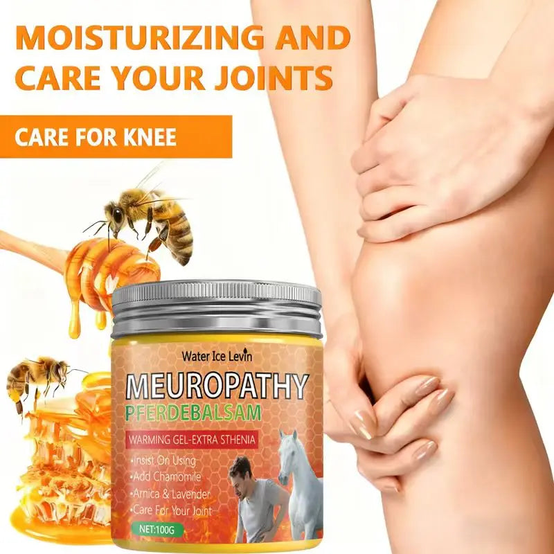 Neuropathy Pferdebalsam Joint Cream - Warming Gel with Chamomile, Arnica & Lavender, Deeply Moisturizes & Protects Joints