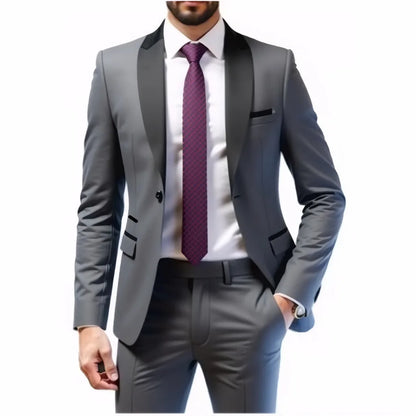Groom Weddingpiece Suit for Men Middle-aged Blazer Formal Party Dress Tailor-made Outfit Men