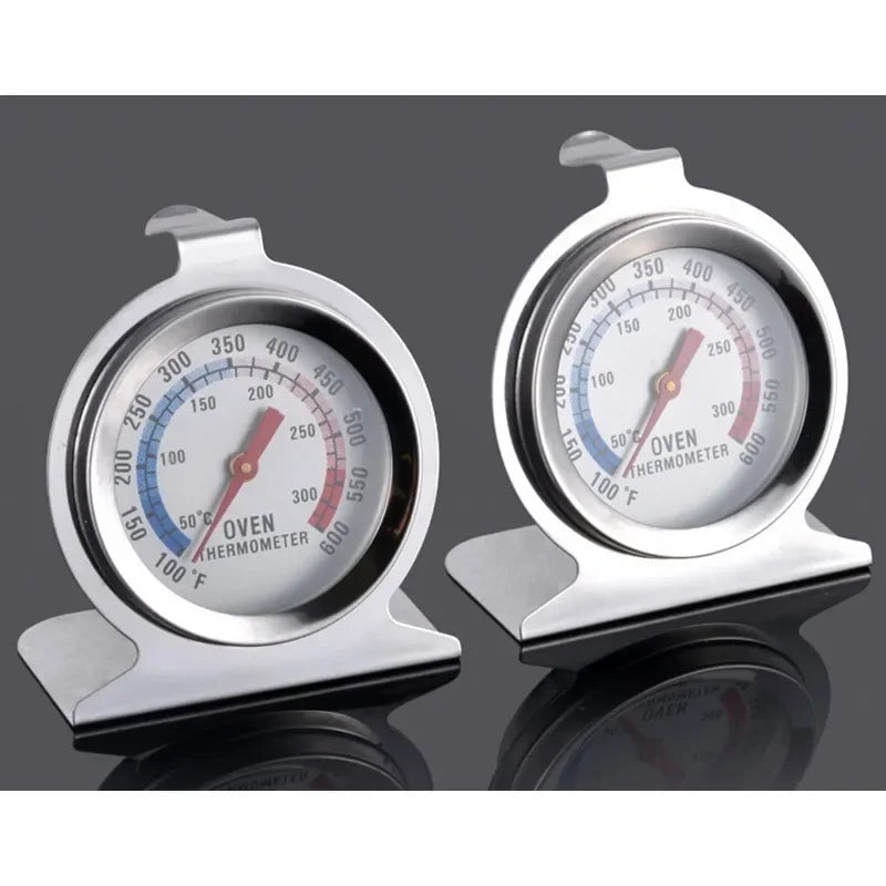 Household Thermometer 1 Piece Stainless Steel Oven Large Diameter  Vertical Dial  Kitchen Baking Supplies