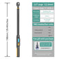 MOVECRAB Series Digital Torque Wrench 1.5-340N.m 2% Accuracy Preset Values with Buzzer, LED Flash & HandleVibration Notification