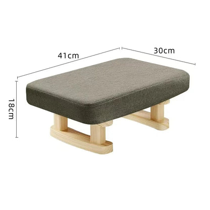 Creative Small Wood Chair Household Shoe Changing Stool Ins Sofa Living Room Foot Rest Stool Tea Table Children Bathroom Footsto