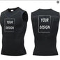 elastic sleeveless running Gym men's and women's free custom logo compression vest, quick drying sports sleeveless T-shirt