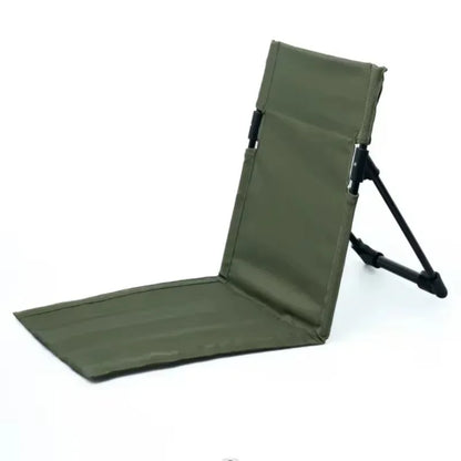 Lightweight Fold-Up Aluminum Camping Seat for Outdoor Travel, Fishing, and Beach Relaxation