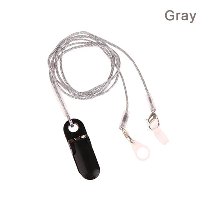 Hearing Aids Clip Holder Transparent 2 Rings Anti-Lost Lanyard Safety Behind The Ear Hearing Aids Accessory For Children Adult